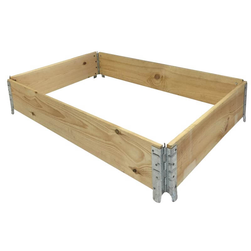 Naturfarvet palleramme