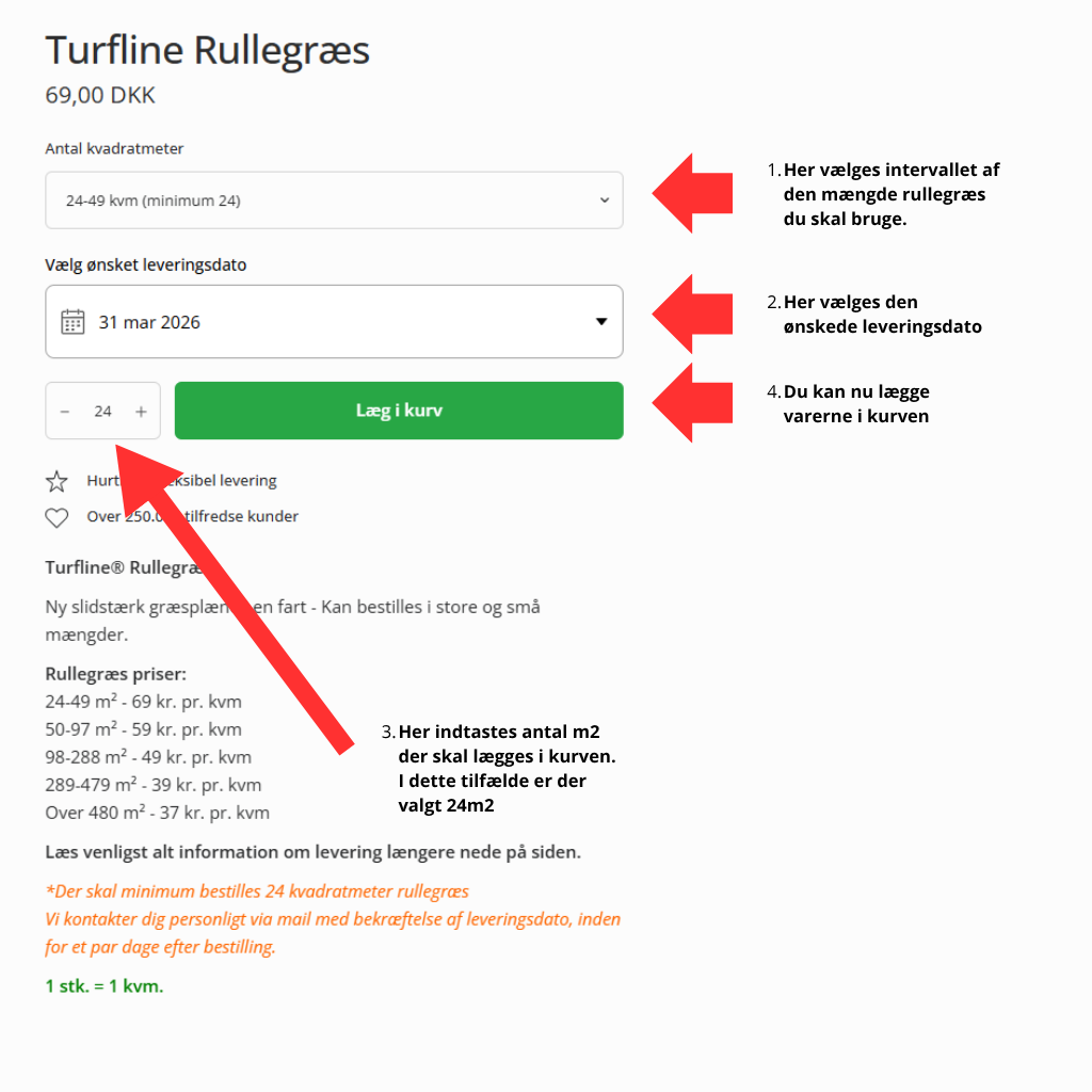 Turfline Rullegræs