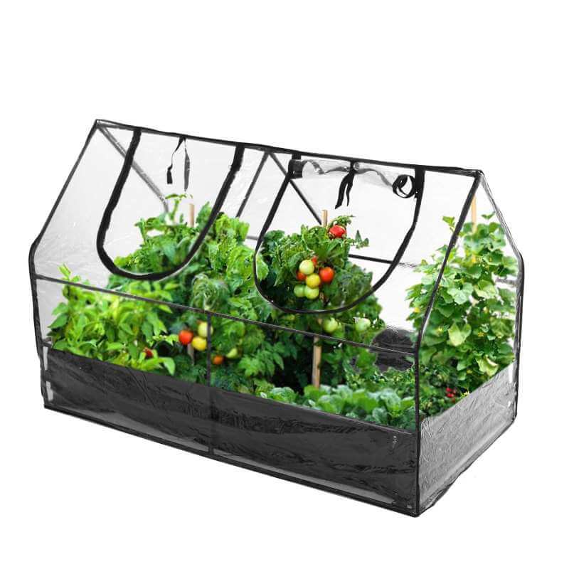 Minidrivhus med bund 128 cm