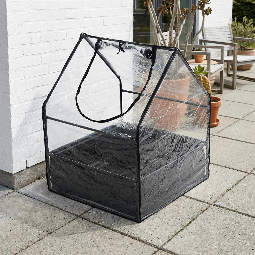 Minidrivhus med bund 65 cm