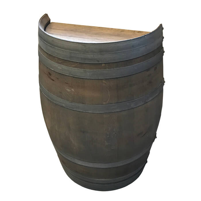 Halv vintønde, Eg, (flækket på langs) 110 liter