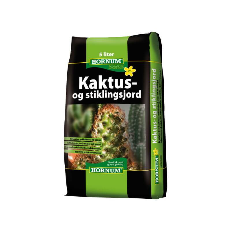 HORNUM Kaktus- og stiklingsjord 5 liter
