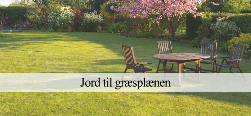 Jord til græsplæne