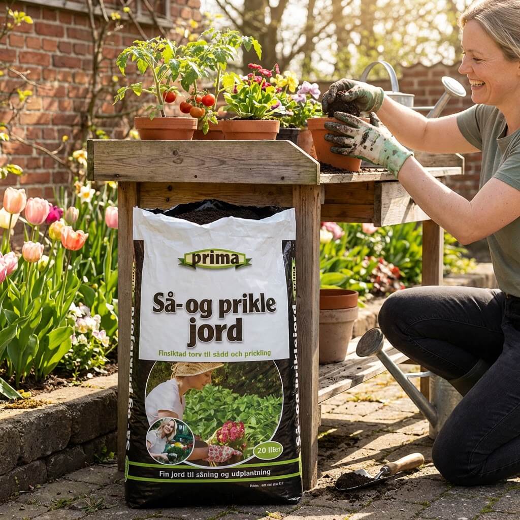 Prima så- og priklejord 20 liter