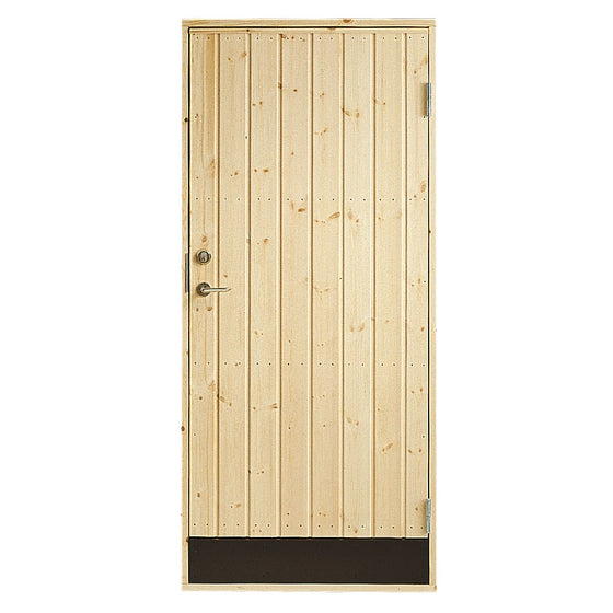 Udhusdør panel med karm, mål 78,6 × 187,8 cm, HU version