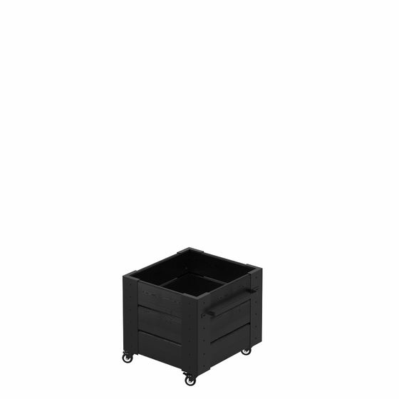 Cubic Blomsterkasse med Hjul - 46 × 50 × 45 cm