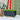 Sort plantekasse med hjul og åben top, 88×48×47 cm