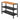 Trend plante-/grillbord 110 cm med tre hylder og ristetop