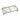 Cubic rist 40×80 cm med højde 12,3 cm riste i træ-look