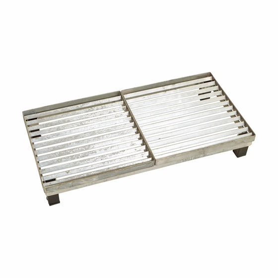 Cubic rist 40×80 cm med højde 12,3 cm riste i træ-look