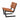 Siesta Living stol i 75 cm bredde med ben og stribet plade