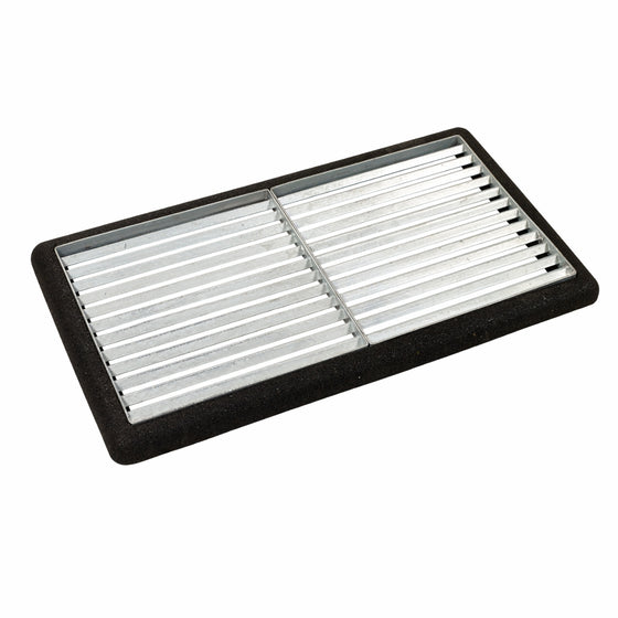 Cubic rist 48×88 cm med sort gummiramme, højde 4 cm