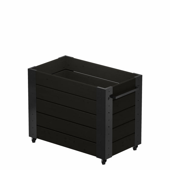 Cubic Blomsterkasse med Hjul - 87 × 50 × 70 cm