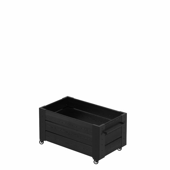 Cubic Blomsterkasse med Hjul - 87 × 50 × 45 cm