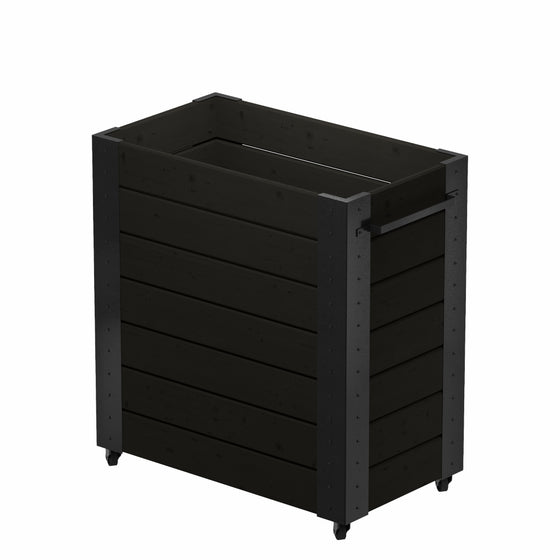 Cubic Blomsterkasse med Hjul - 87 × 50 × 95 cm