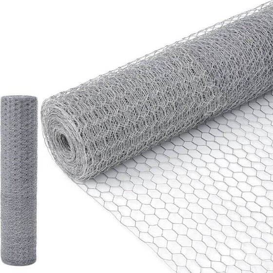 Hønsenet galvaniseret 45 cm x 25 meter