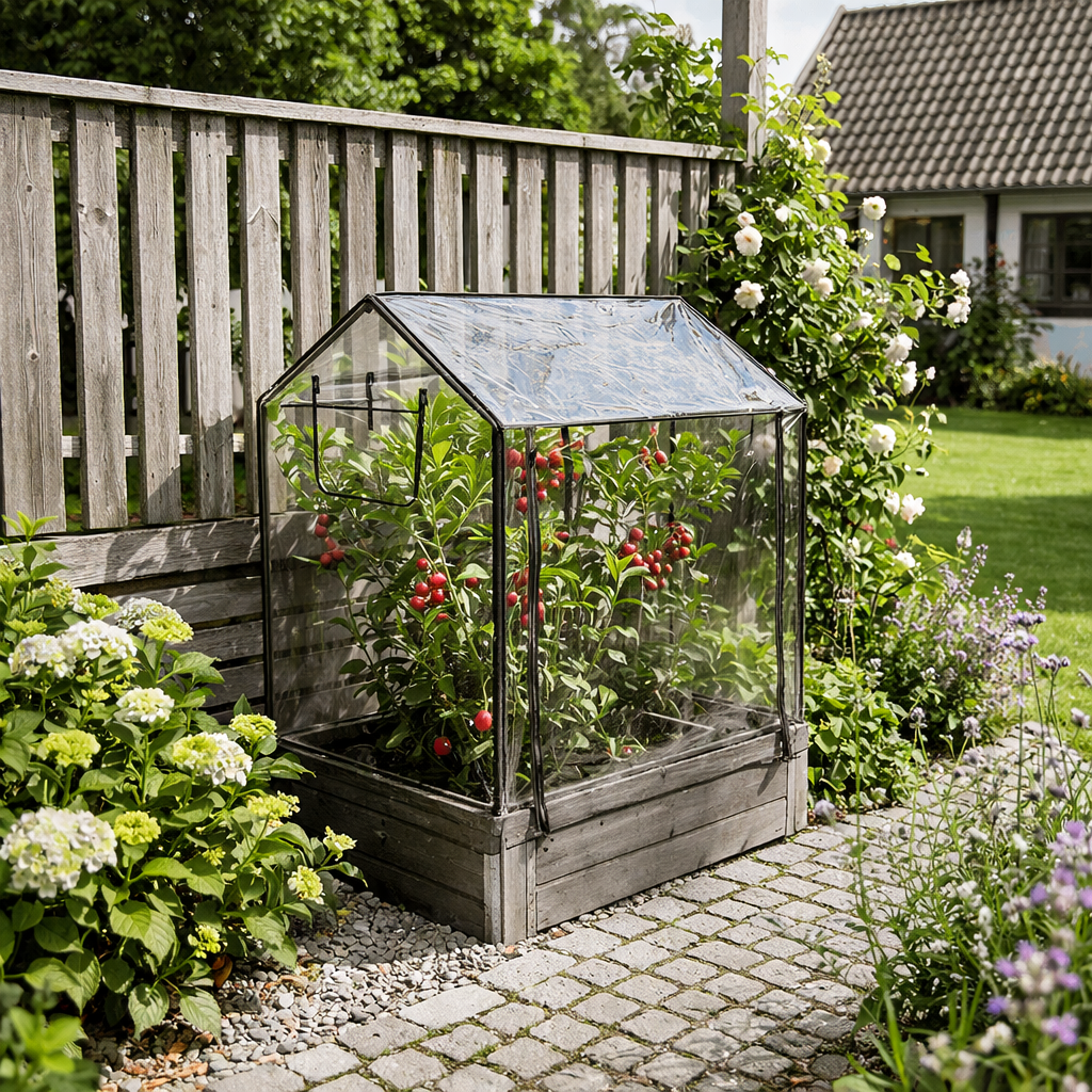 Minidrivhus til palleramme