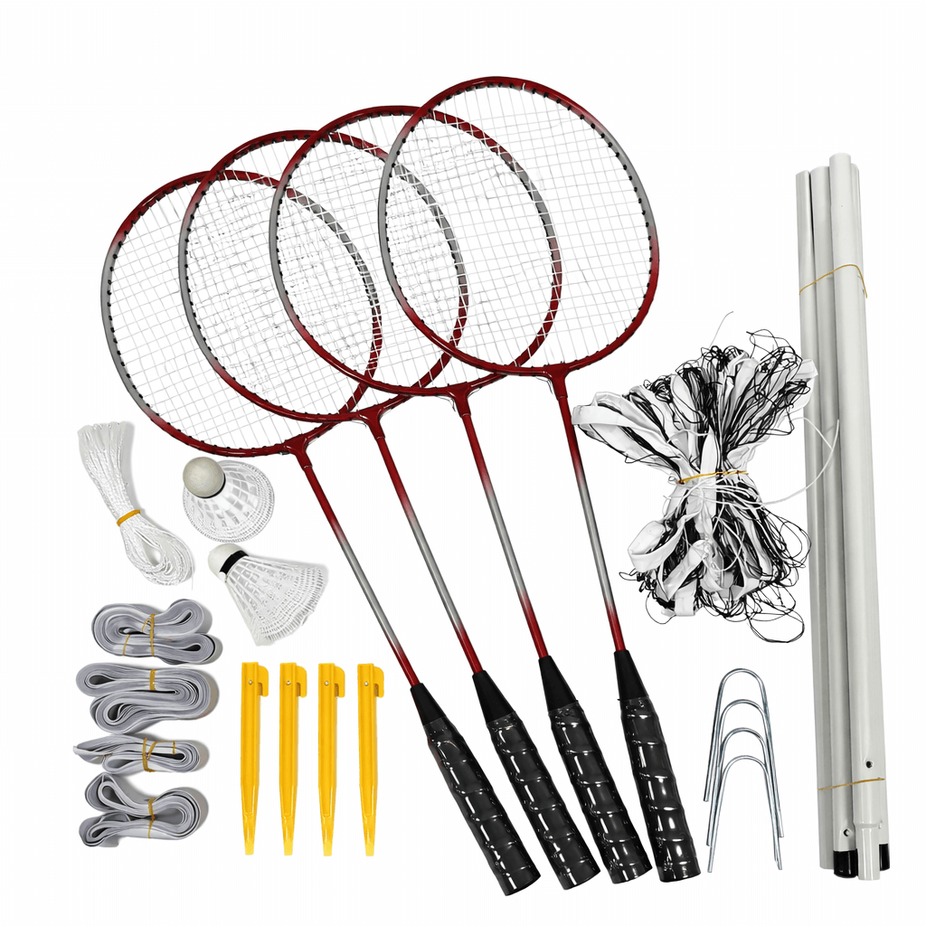 Badminton sæt inkl. banestreger
