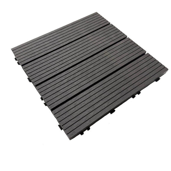 Kompositfliser 30 x 30 x 2,2 cm - Antracit