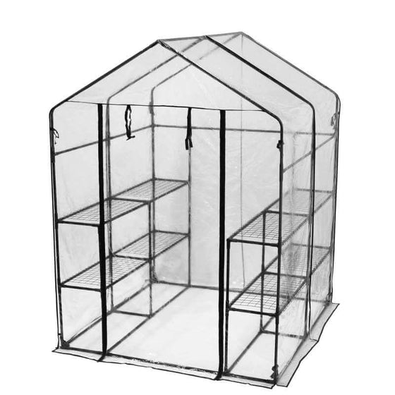 Drivhus i plast 143 x 143 x 195 cm