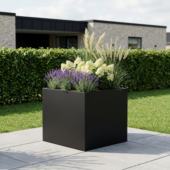 THOR Højbed Black Steel H:80 - Kvadratisk