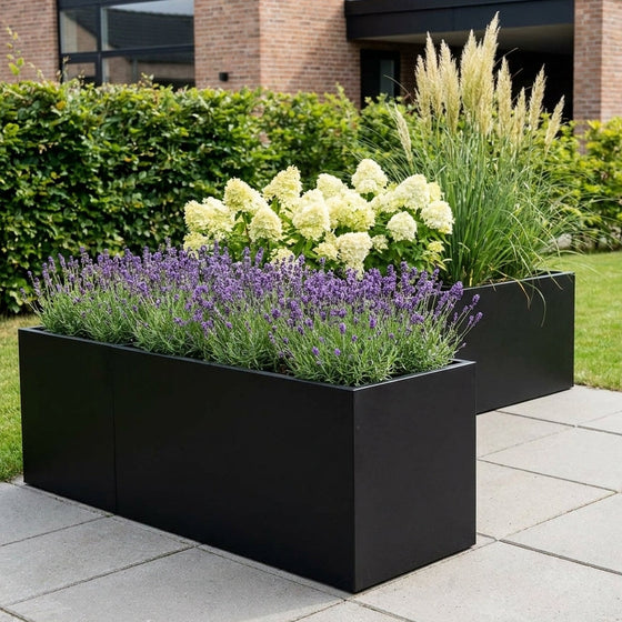 THOR Vinkel Højbed Black Steel H:40