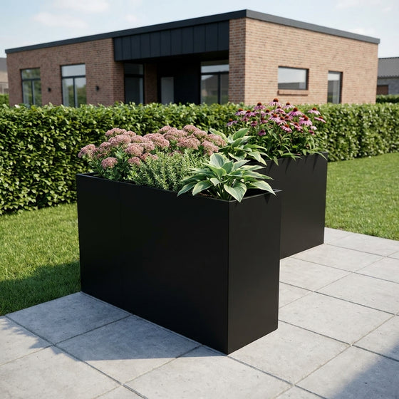 THOR Vinkel Højbed Black Steel H:80