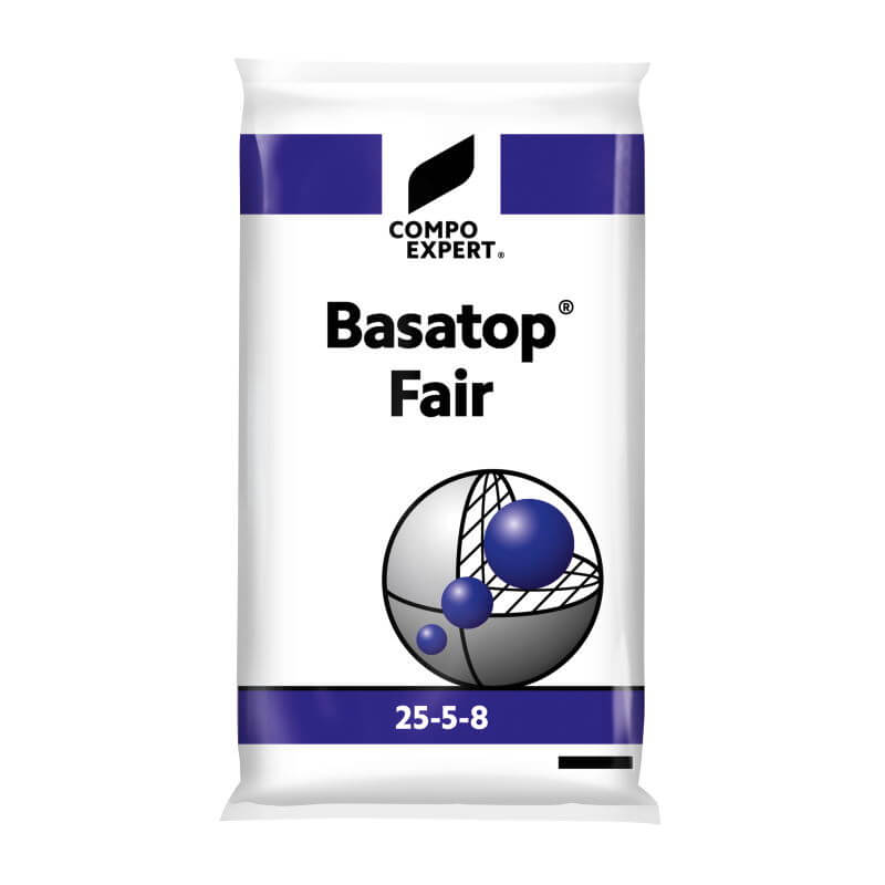 Se Basatop Fair 25 kg NPK 25-5-8(+3) hos Havehandel.dk
