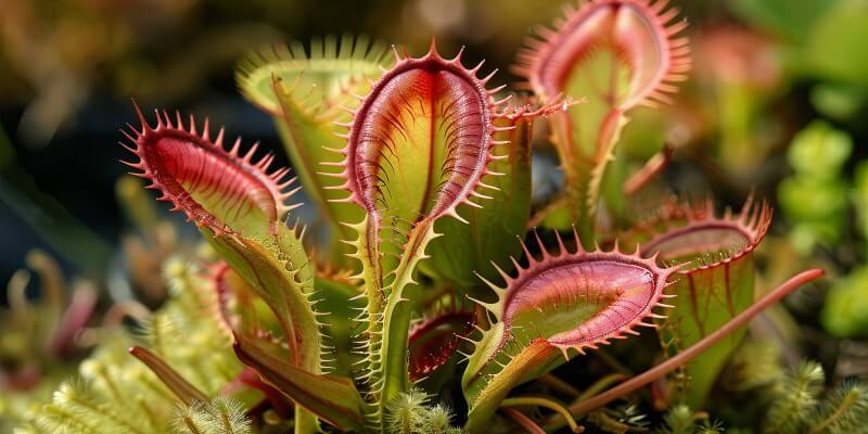 Kødædende plante i naturen