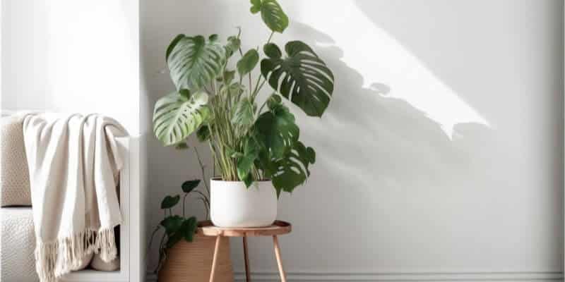 Monstera i stue